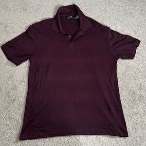 Axcess Polo Shirt Maroon Mens Medium Short Sleeve